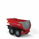 Rolly Toys Rolly Kid Giant Half-Pipe Red Twin Axle Trailer