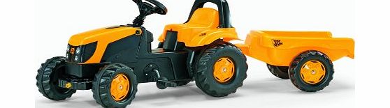 rolly toys  Rolly Kid JCB Tractor and Trailer
