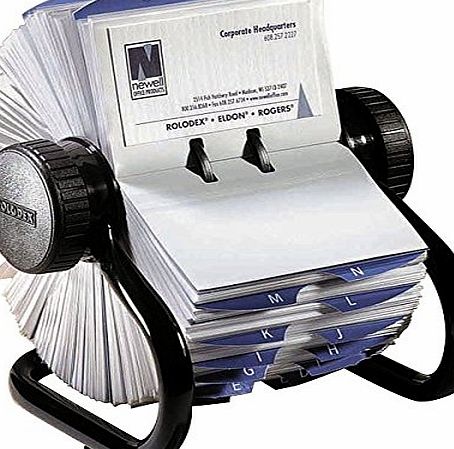 Rolodex Rotary Business card File Black Small