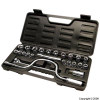 Rolson 25 Piece 1/2` Drive Socket Set