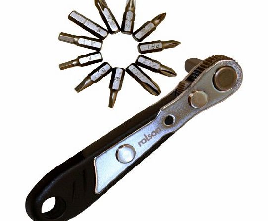 Rolson 28910 Offset Ratchet Tool Set