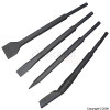 rolson 4 Piece SDS Chisel Set