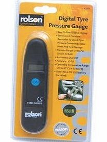 Rolson Tools 42974 Digital Tyre Pressure Guage
