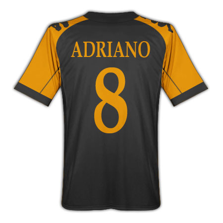 Roma Kappa 2010-11 Roma Kappa 3rd Shirt (Adriano 8)