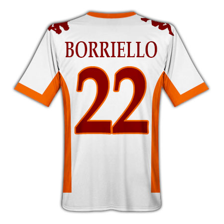 Roma Kappa 2010-11 Roma Kappa Away Shirt (Borriello 22)