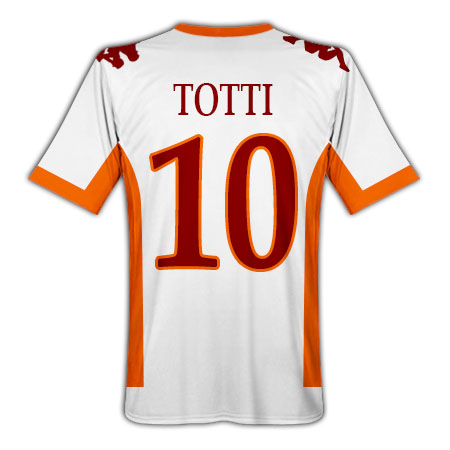 Roma Kappa 2010-11 Roma Kappa Away Shirt (Totti 10)
