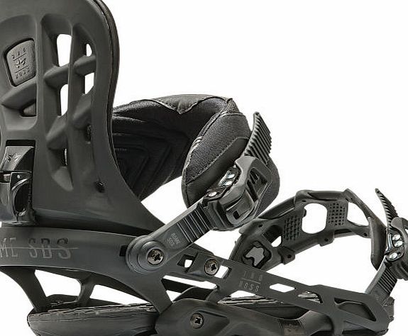 Rome Mens Rome 390 Boss Snowboard Bindings - Black