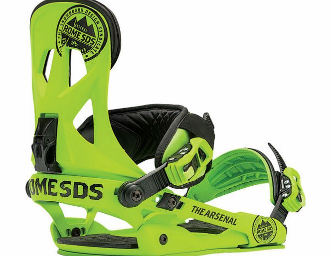 Rome Mens Rome Arsenal Snowboard Bindings Green -