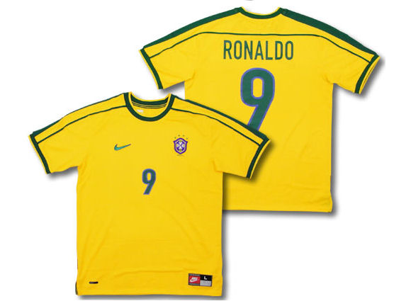 Ronaldo Nike Brazil home (Ronaldo 9) 1998