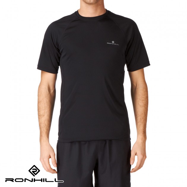 Mens Ronhill Advance Motion T-Shirt - Black