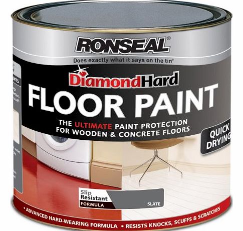 Ronseal DHFPSL25L 2.5L Diamond Hard Floor Paint - Slate