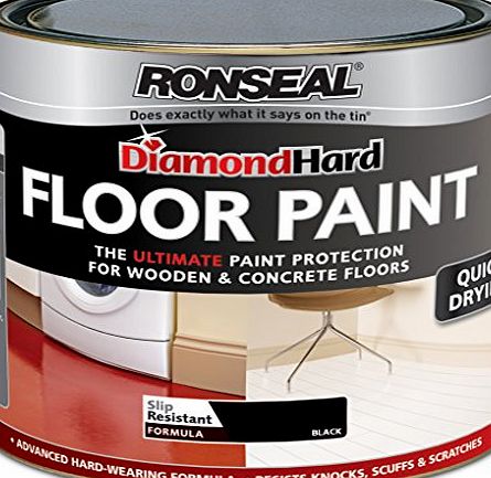 Ronseal Diamond Hard Floor Paint 750ml Black