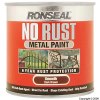 Ronseal No Rust Dark Brown Metal Paint 250ml