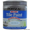 Ronseal One Coat Sky Blue Tile Paint 750ml
