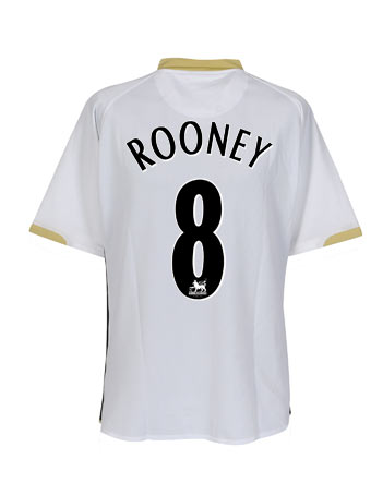 Rooney Adidas 06-07 Man Utd away (Rooney 8)