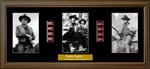 Cogburn - John Wayne - Trio Film Cell: 245mm x 540mm (approx). - black frame with black mount