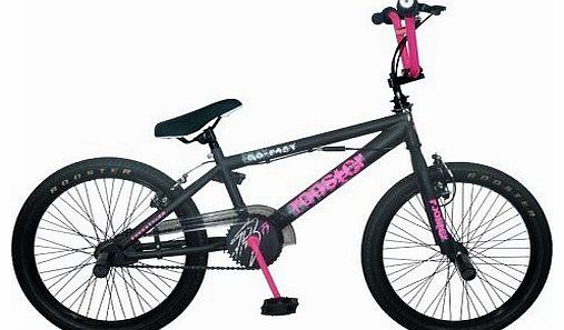 Rooster Go Easy BMX Bike - Black/Pink