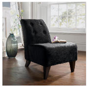 ROSA Occasional Chair, Velvet Black