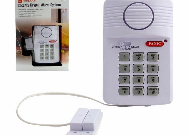 Rose Evans New Security Keypad Alarm System - Comes with 3 setting Instant / Delay / Chime - Panic Button Activates the alarm - Very simple to install