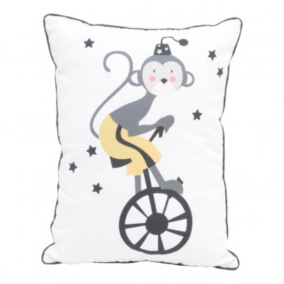 Rose in April Monkey Cushion Multicoloured `One size