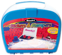 Roseart Stickers & Stampers Large Activity Case