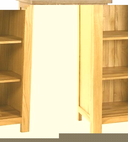 Roseland Furniture Ltd Carne Oak Mini Bookcase