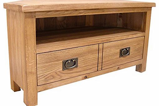 Lanner Oak Corner TV Stand