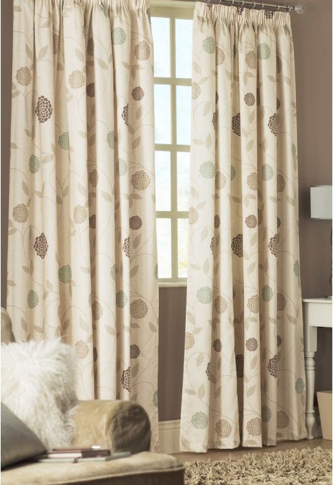 Rosemont Natural Lined Curtains