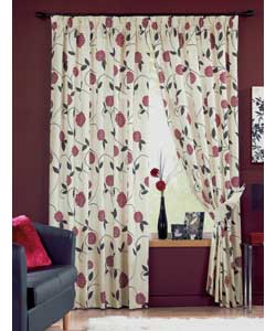 Rosemont Red Curtains 46 x 72in