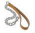 Rosewood 36` HEAVY CHAIN DOG LEAD (TAN)