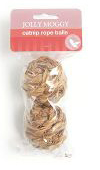 Rosewood Catnip Rope Ball Two Pack