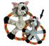 Rosewood MISTER TWISTER WEIRD WOLF JUNIOR DOG TOY
