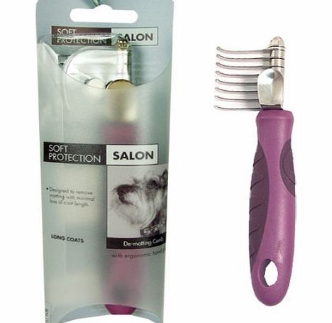 ROSEWOOD  Soft Protection Salon Grooming De-Matting Comb