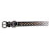 Rosewood SUPER STUDDED DOG COLLAR 30 (BLACK)
