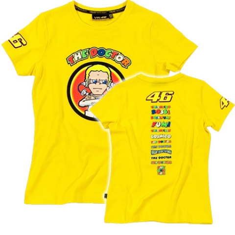 Rossi Valentino Rossi Ladies T-Shirt Doctor Logo