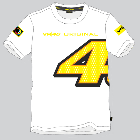 Rossi Valentino Rossi VR46 Original T-shirt - White 2012