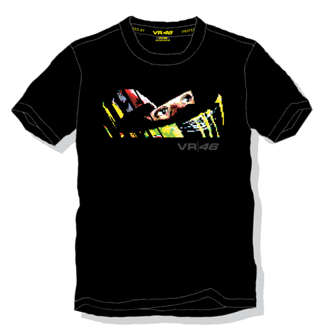 Rossi Valentino Rossi VR46 T-shirt Black - 2012
