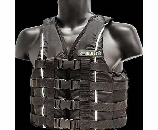 Rota Marine Kayak Ski Buoyancy Aid Impact Life Jacket Pfd Vest - Colour: Black - Size: L 60/70 Kg