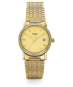 Gents Steel Gold Plated Watch