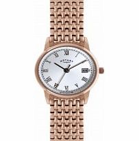Rotary Ladies Gold Steel Bracelet Watch