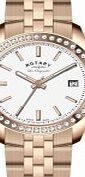 Rotary Ladies Lausanne Rose Gold Plated Watch