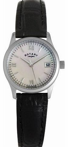 Rotary Ladies Mother of Pearl Strap Watch LS00792-07