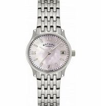 Rotary Ladies Pearl Silver Watch