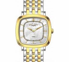 Rotary Ladies Ultra Slim Two Tone Watch
