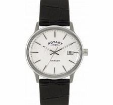 Rotary Mens Avenger White Black Watch