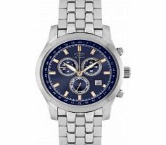 Rotary Mens Les Originales Blue Dial Ss