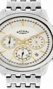 Rotary Mens Monaco Silver Chronograph Watch