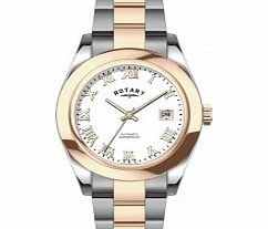 Rotary Mens Two Tone Automatic Watch