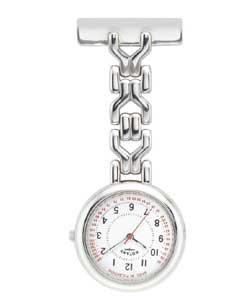 Rotary Nurses Stainless Steel Fob Watch