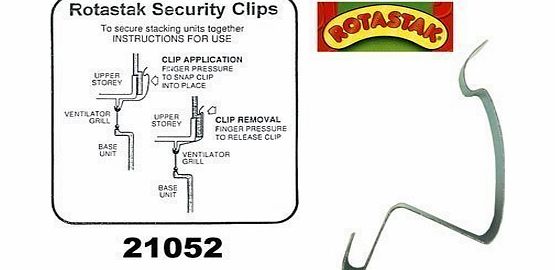 (ROTASTAK) Accessories Security Clip Large (6 Pack) (21053)
